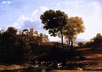 Landscape with Shepherds, c.1646, lorrain