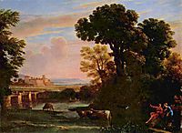 Pastoral Landscape, 1648, lorrain