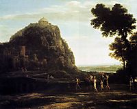 View of Delphi, 1672, lorrain