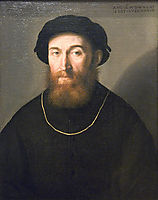 Bust of a Bearded Man, 1541, lotto