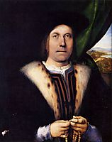 Portrait of a Gentleman with a Rosary, c.1517, lotto