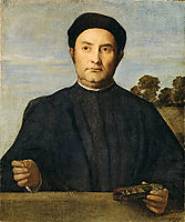 Portrait of a Jeweler, Possibly Giovanni Pietro Crivelli, c.1510, lotto