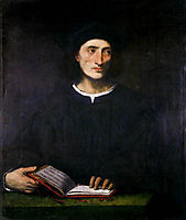 Portrait of a musician, 1529, lotto