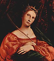 St. Catherine of Alexandria, 1522, lotto