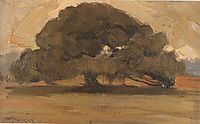 Landscape with Pine tree, lytras