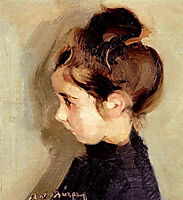 Portrait of a little girl , lytras
