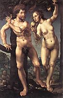Adam and Eve in Paradise, c.1527, mabuse