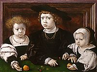 The children of King Christian II of Denmark, Norway and Sweden , 1526, mabuse