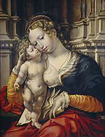 Madonna and Child, 1527, mabuse