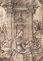 Virgin and Child with Saints, c.1511, mabuse