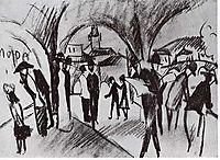 Arcade in Thun, macke