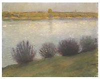 At the Rhine near Hersel, 1908, macke