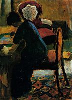 Elisabeth at the Table, 1909, macke