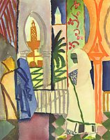 In the Temple Hall, c.1914, macke