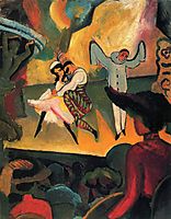Russisches Ballett (I), 1912, macke