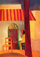 Turkish Cafe (I), 1914, macke