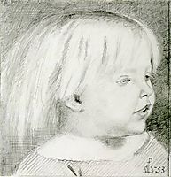 Cathy Madox Brown at the age of three years, madoxbrown