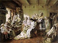 Before the Wedding, 1890, makovsky