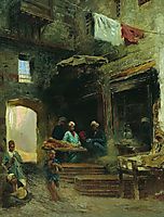 Cairo court, 1873, makovsky