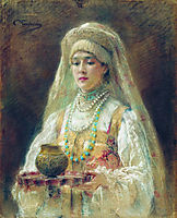 Cup of Honey, c.1910, makovsky