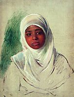 Girl in Burnous, c.1870, makovsky