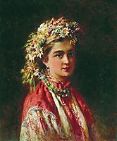 Girl wering a Crown, makovsky
