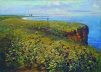 Landscape (Sea and Flowers), c.1890, makovsky