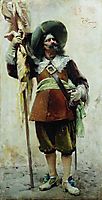 Musketeer, c.1880, makovsky