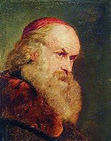 Portrait of an Old Man, c.1860, makovsky