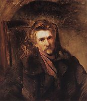 Portrait of Artist Alexander Popov, makovsky