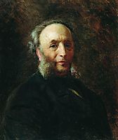 Portrait of the Artist Ivan Aivazovsky, 1887, makovsky