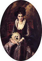 Portrait of the Artist-s Wife, makovsky