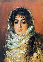 Portrait of Artist-s Wife , makovsky
