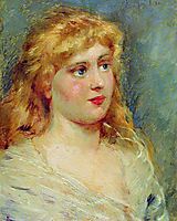 Portrait of Blonde, c.1900, makovsky