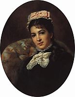 Portrait of Margarita Savina, makovsky
