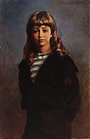 Serezha (Portrait of Son in Sailor Suit), 1887, makovsky
