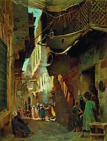Street in Cairo, 1873, makovsky
