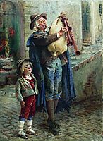 Strolling Musicians, c.1900, makovsky