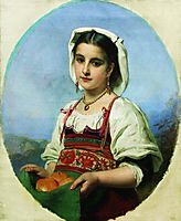 Young Italian with Sour Oranges, c.1870, makovsky