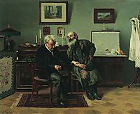 At the doctor-s, 1900, makovskyvladimir