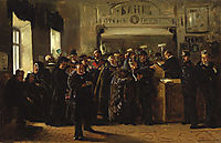 The Collapse of a Bank (study), 1880, makovskyvladimir