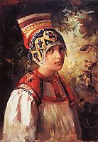 A peasant, 1897, makovskyvladimir