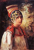 A peasant, 1897, makovskyvladimir