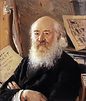 A portrait of Dmitry Rovinsky, 1894, makovskyvladimir