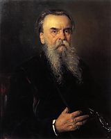 Portrait of I. E. Tsvetkov, 1913, makovskyvladimir
