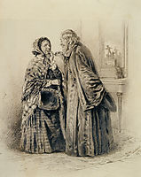 A Private Conversation, 1878, makovskyvladimir