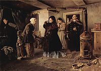 Visiting a poor people, 1874, makovskyvladimir