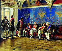 Waiting for an Audience, 1904, makovskyvladimir