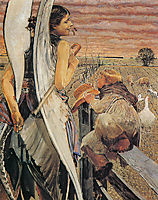 Angel and the LIttle Shepherd Boy, malczewski