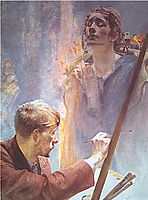 Artist and Muse, malczewski